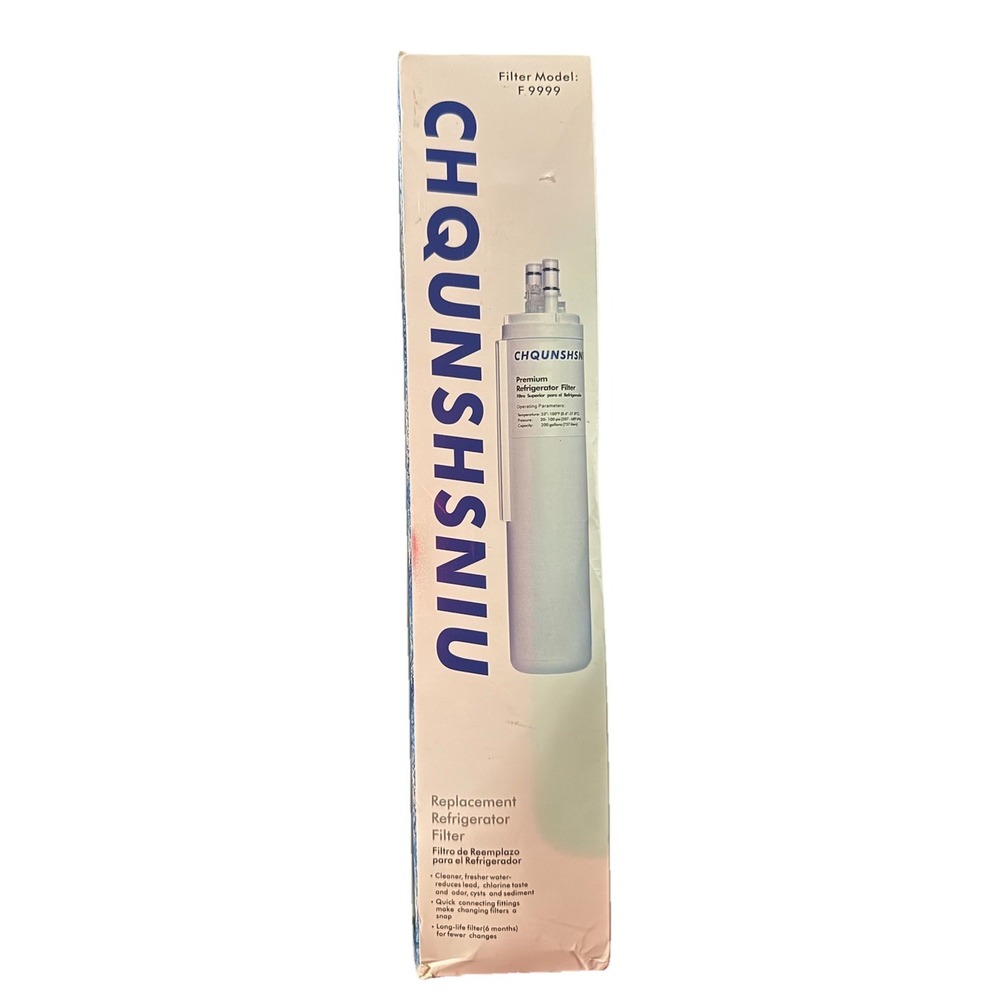 CHQUNSHSNIU Replacement Refrigerator Water Filter Model# F9999 New in Box